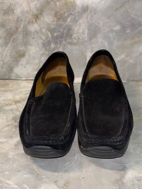 Bally Black Suede Women's Loafers